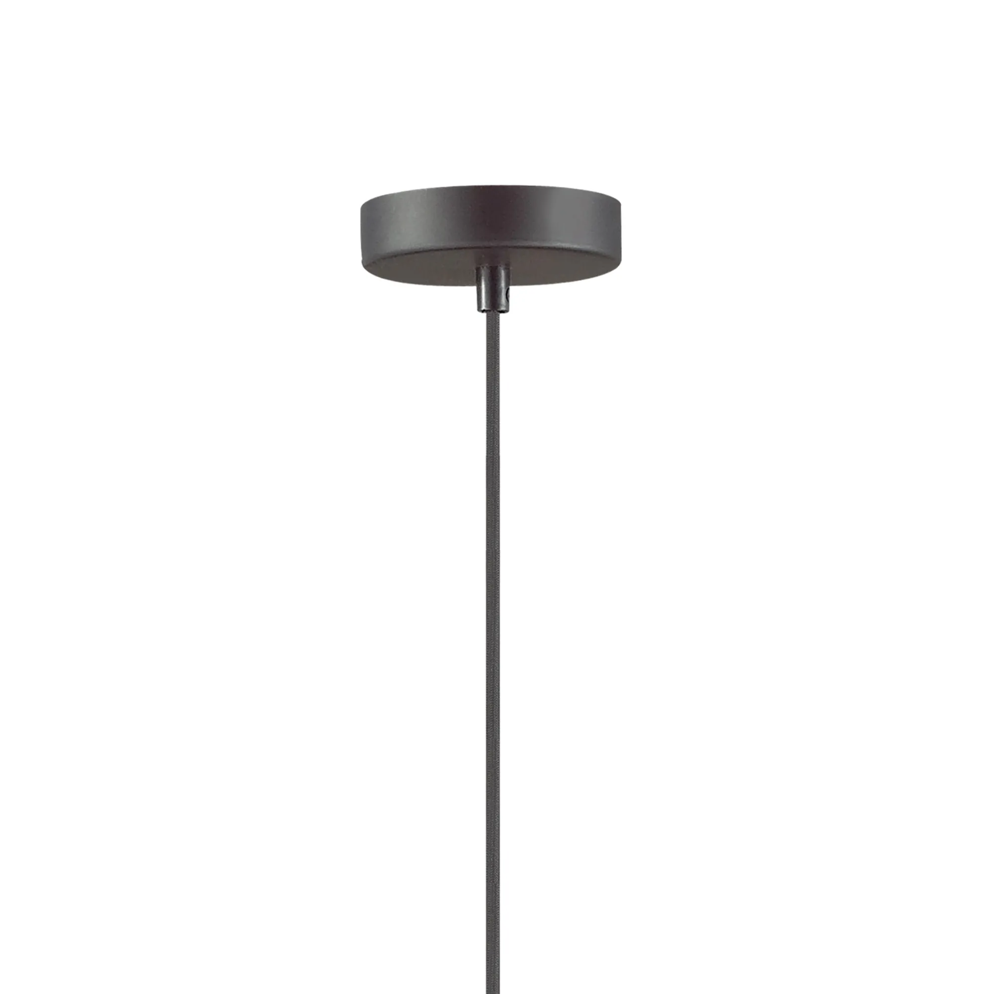 Cawdor Single Pendant, 1 Light E27, Gun Metal/Black/Amber Wine Glass DK1101  Deco Cawdor